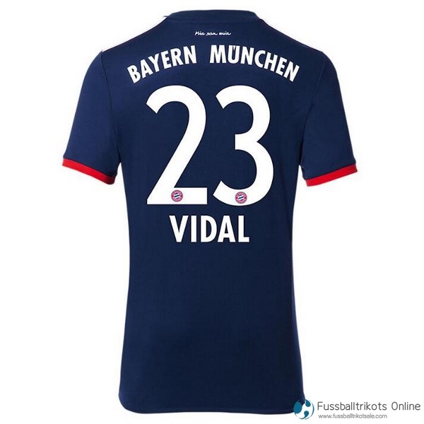 Bayern München Trikot Auswarts Vidal 2017-18 Fussballtrikots Günstig
